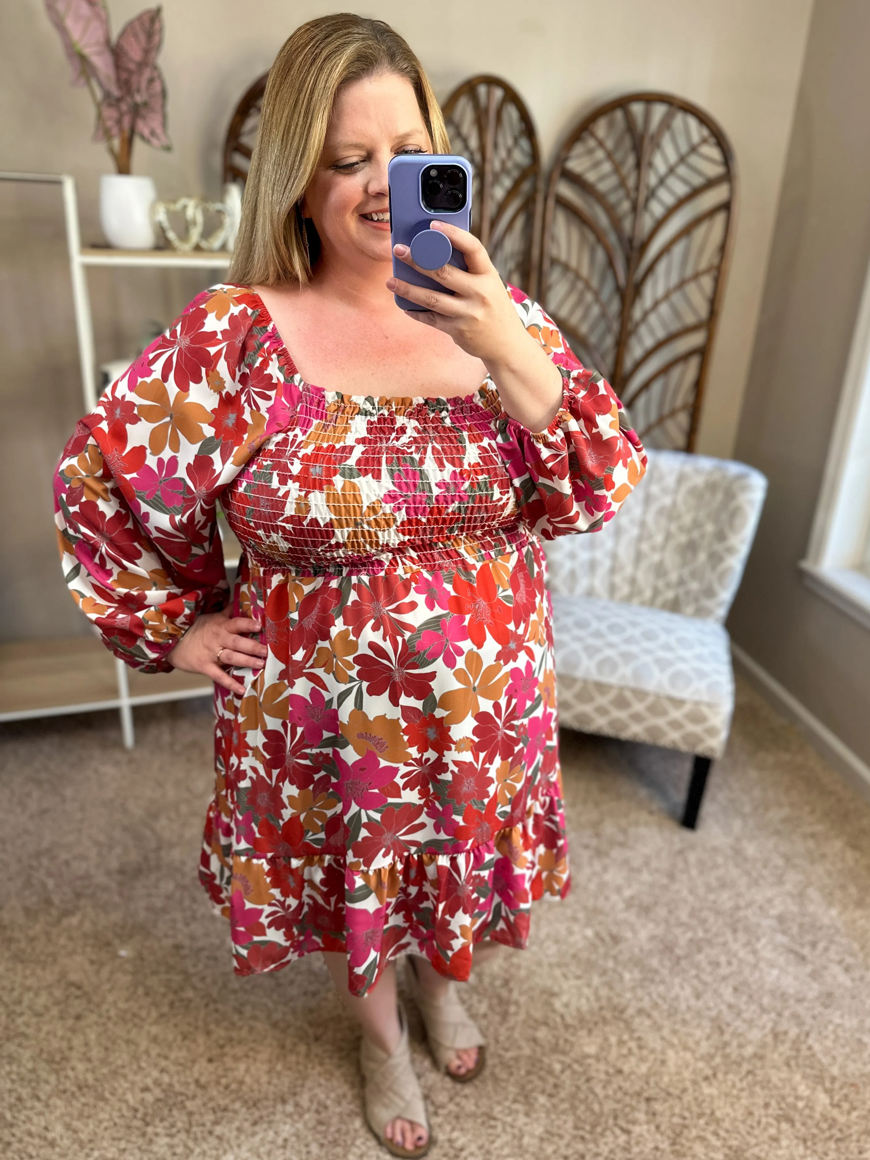 Natural Jewel Dress - Fall Mix