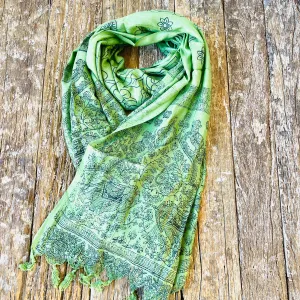 NATURAL VISCOSE SCARF/SARONG 100X180cm