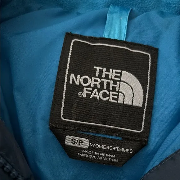 NICE The North Face Dark Teal Puffer Jacket S