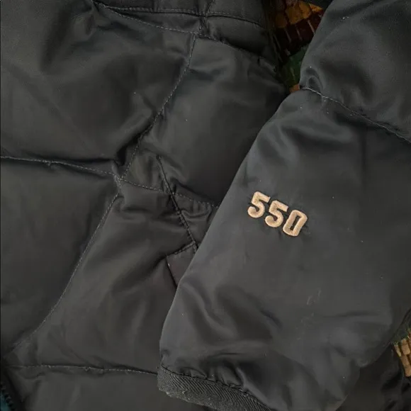NICE The North Face Dark Teal Puffer Jacket S