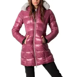 No Zone Women's Purple Long Hooded Jacket