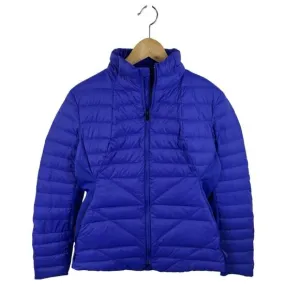 North Face Lucia Hybrid Down Puffer Jacket Med 600 Down Fill Indigo Purple Blue