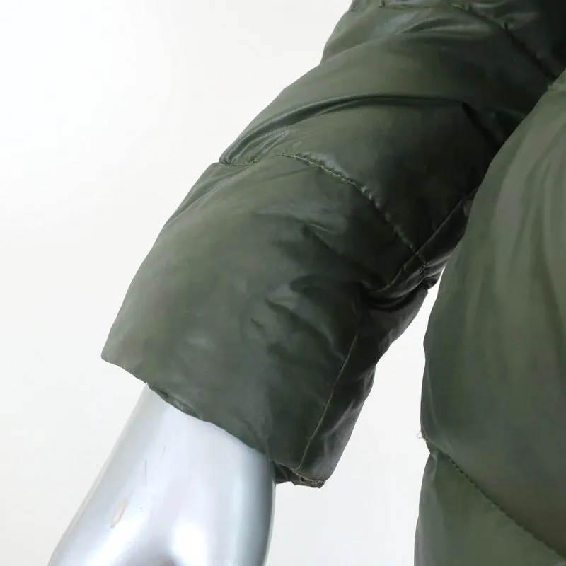 NSF Ollie Hooded Down Puffer Jacket Green Size Large