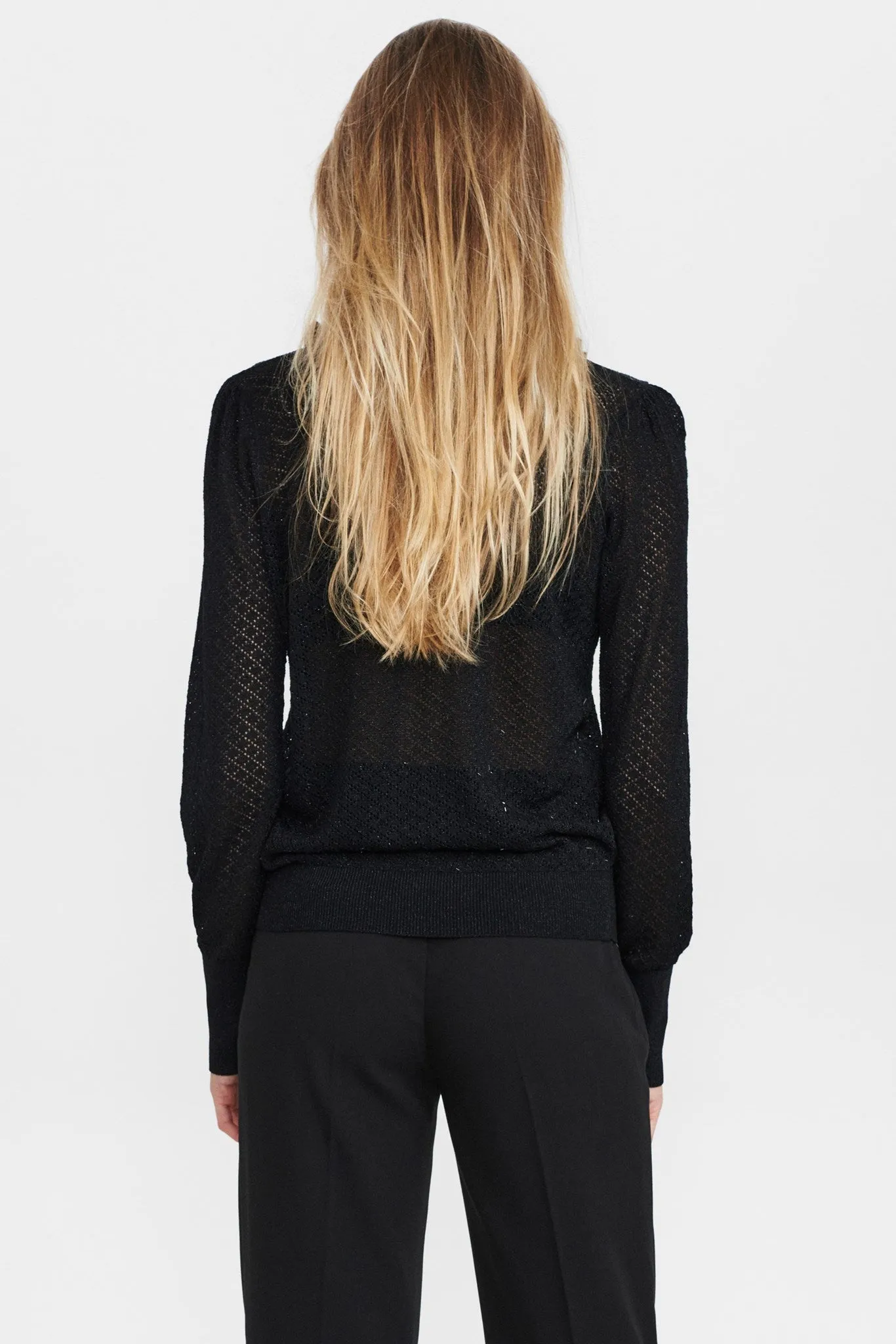 NUCHANTARA CARDIGAN - Caviar