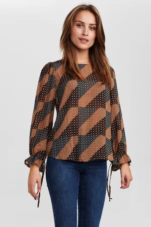 NUPATCH BLOUSE - Dark Sapphire