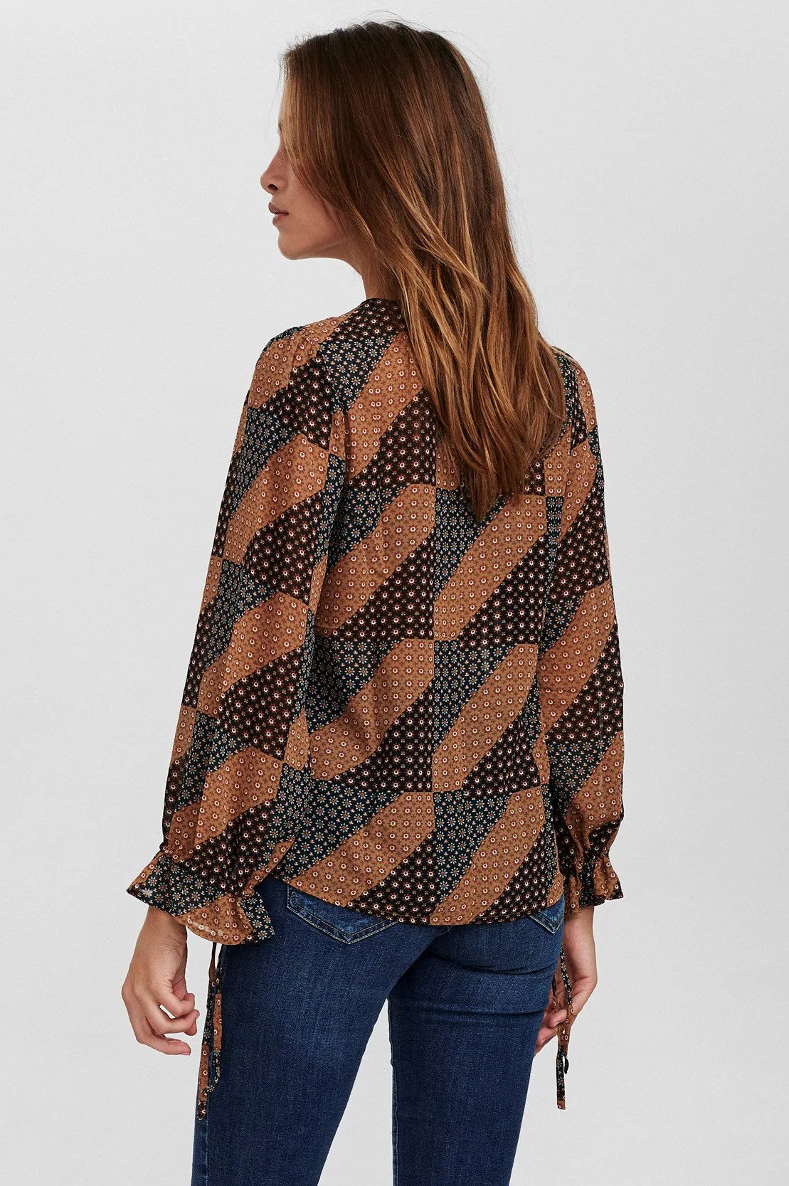 NUPATCH BLOUSE - Dark Sapphire