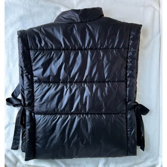 NWT Anthropologie Pilcro Packable Puffer Vest in Black One Size