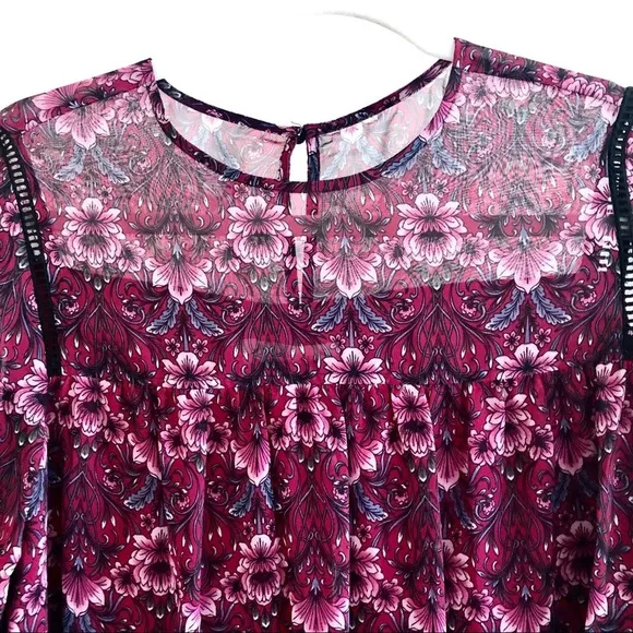 NWT Nanette Lepore Chiffon Shift Dress. Size 8