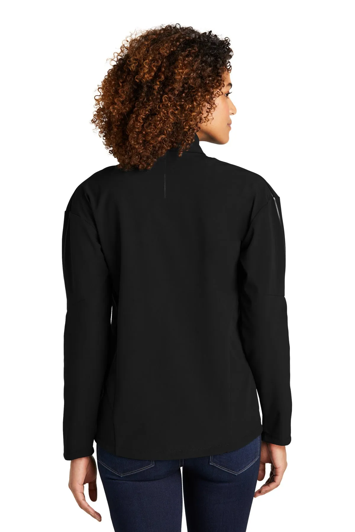 OGIO Women's Commuter Full-Zip Soft Shell LOG755 Blacktop