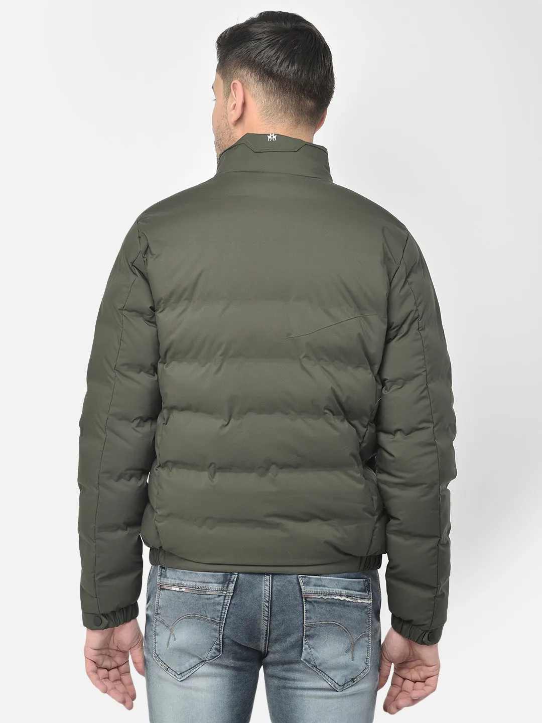 Olive Puffer Jacket