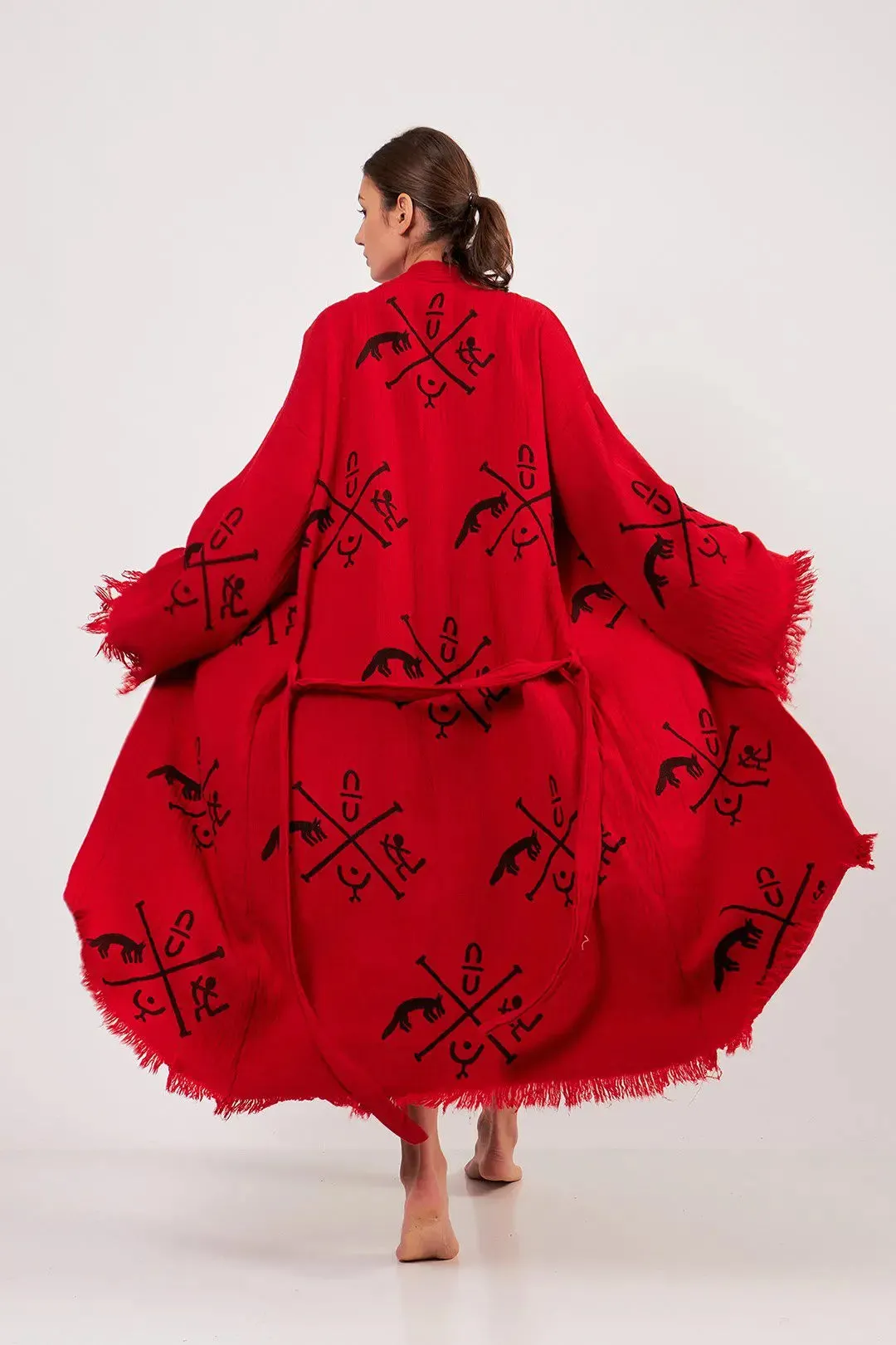 Organic Cotton Kimono, Christmas Gift for Women