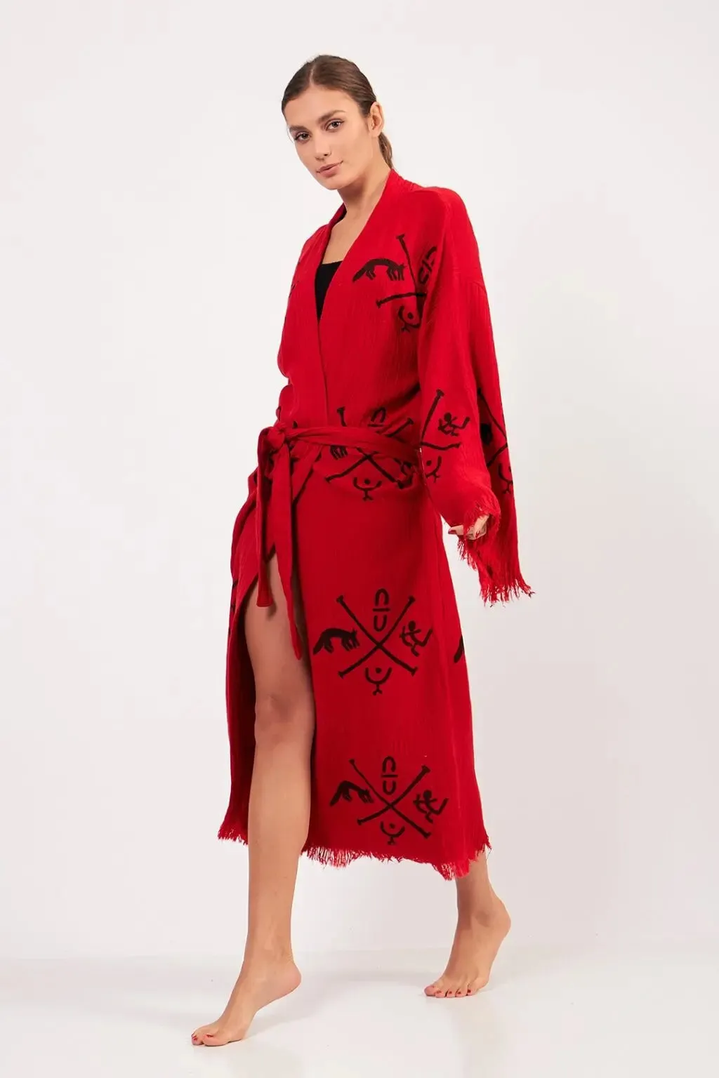 Organic Cotton Kimono, Christmas Gift for Women