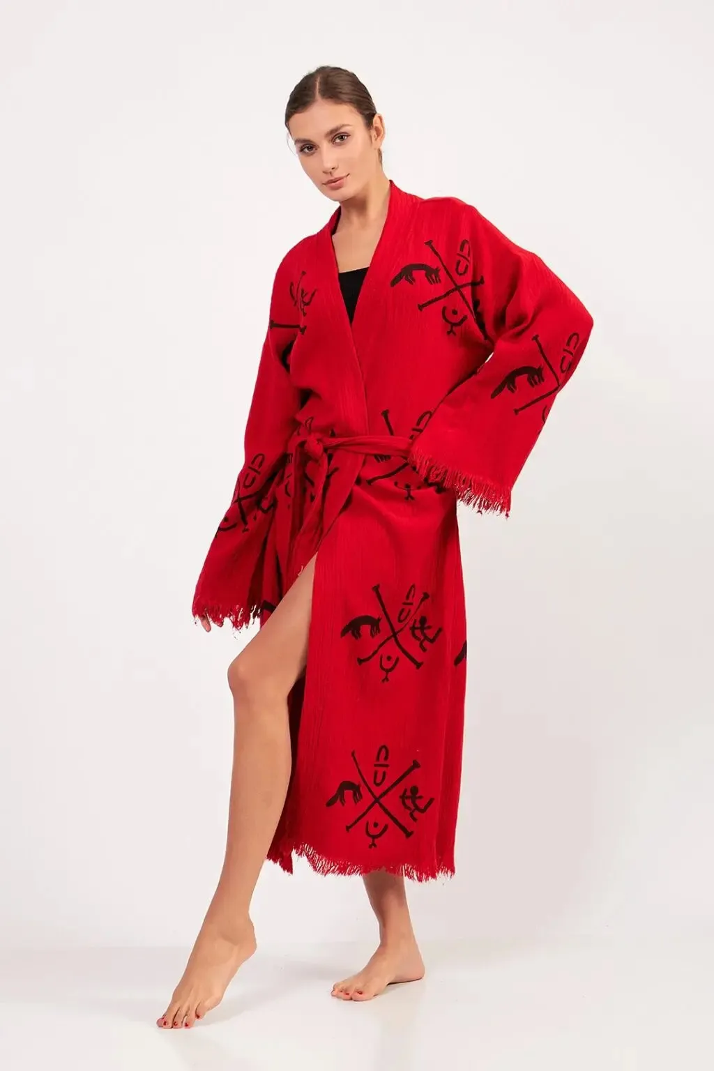 Organic Cotton Kimono, Christmas Gift for Women