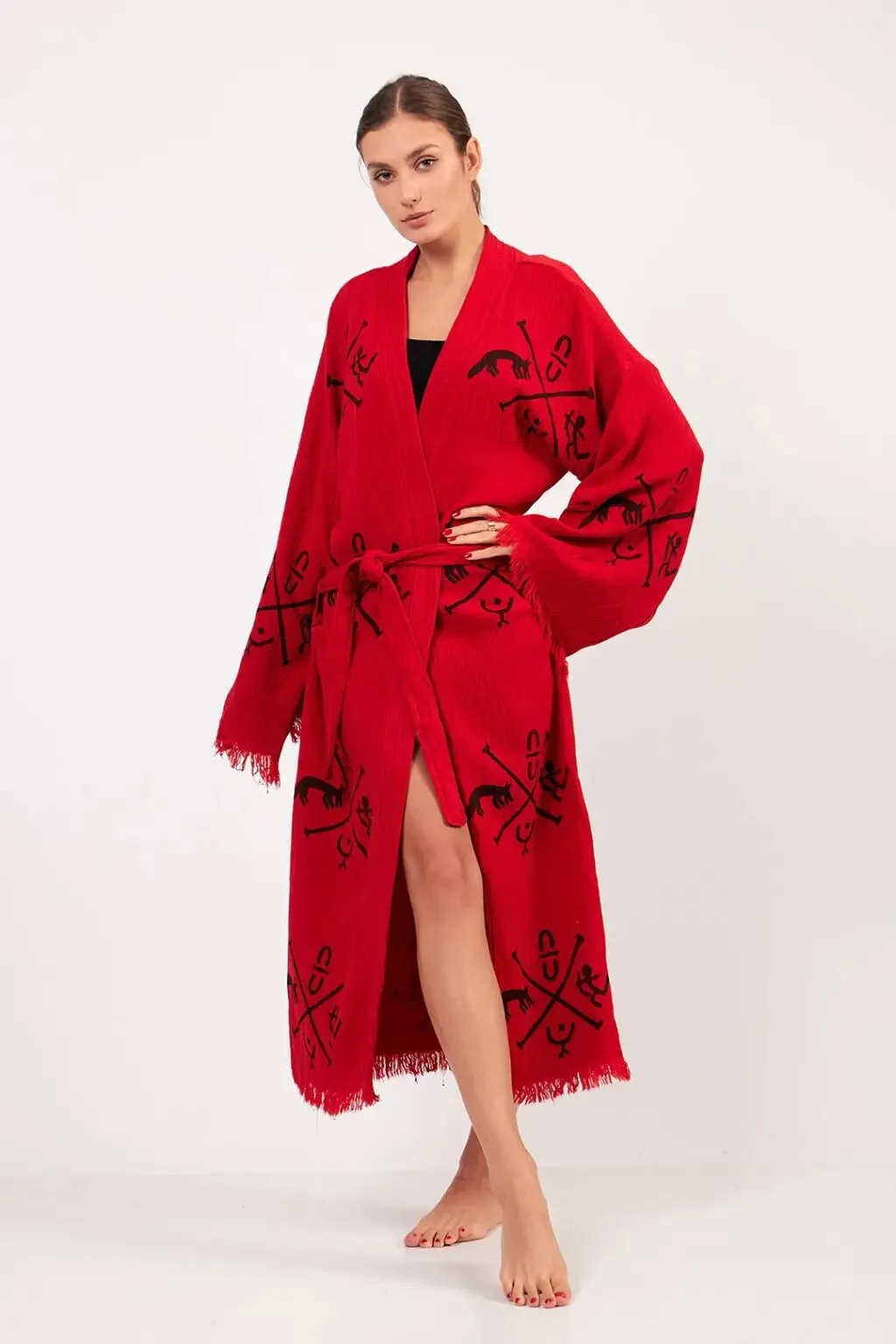Organic Cotton Kimono, Christmas Gift for Women