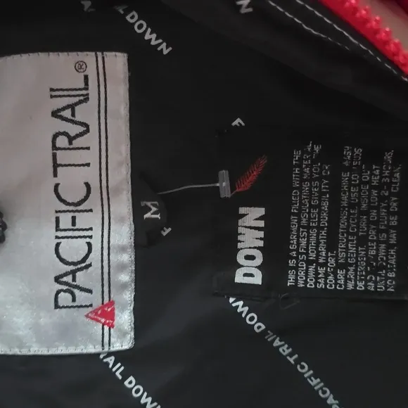 Pacific Trail Down Long Sleeve Short Puffer Coat Jacket 39441