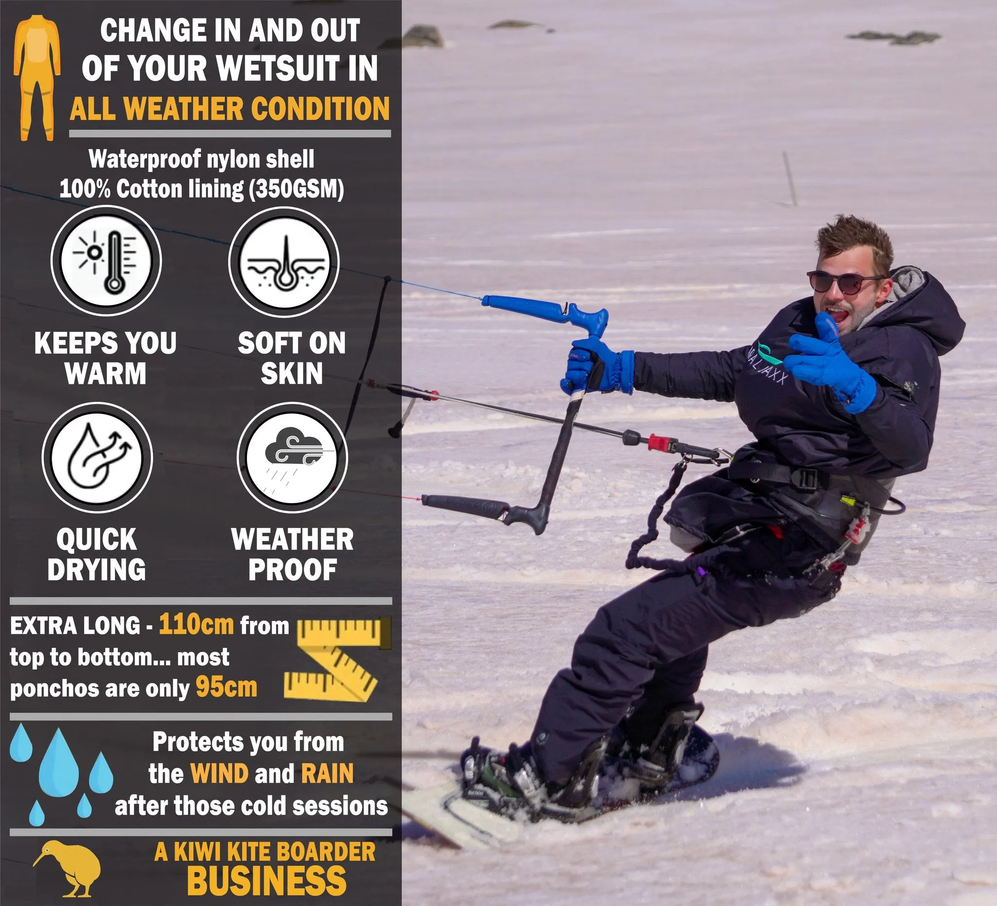 Parallaxx All-Weather Surf Poncho