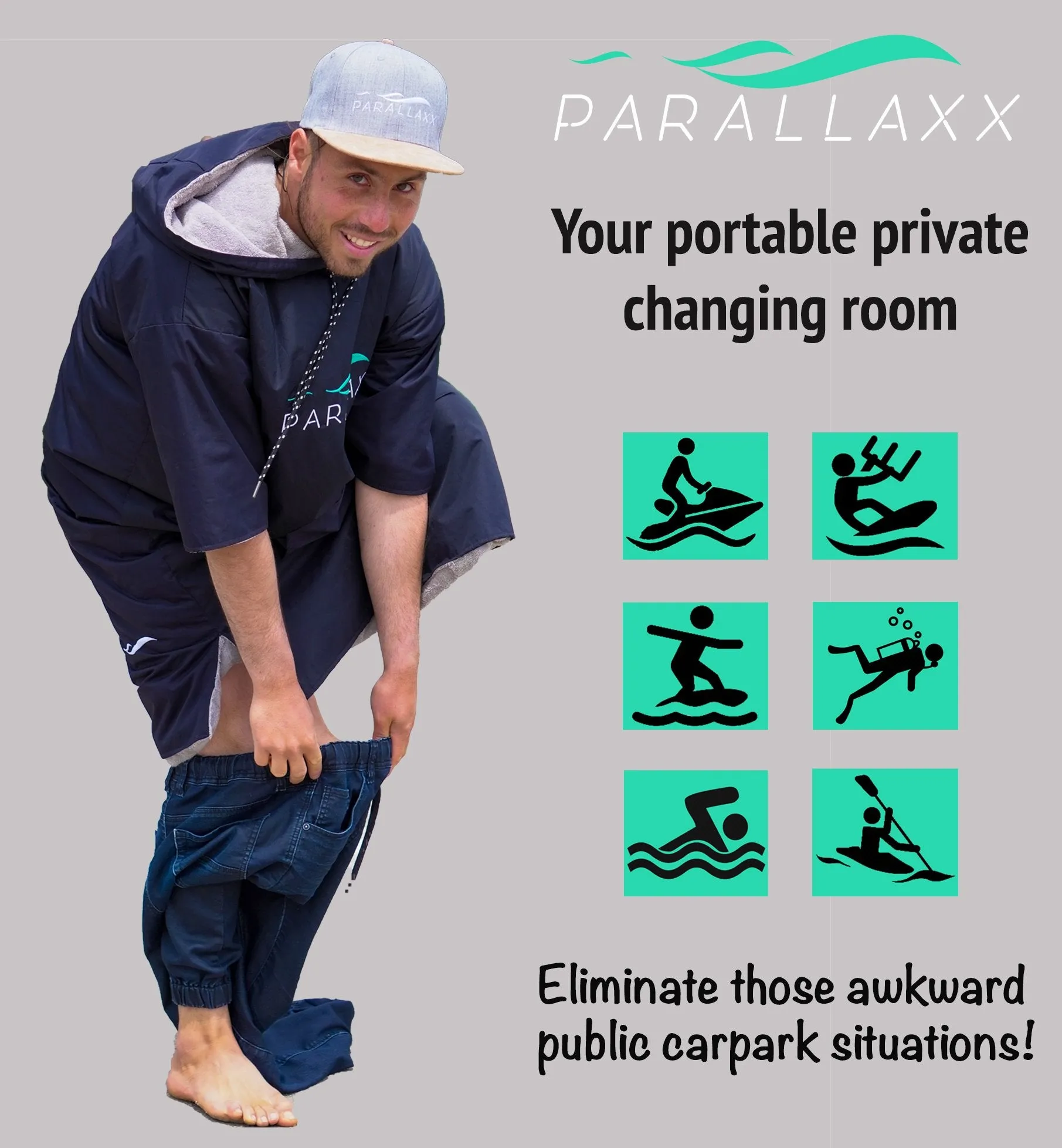 Parallaxx All-Weather Surf Poncho