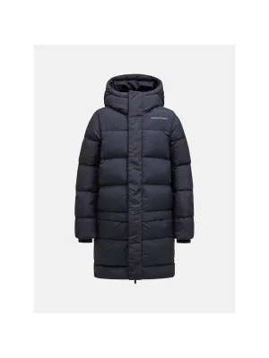 Płaszcz puchowa Peak Performance Jr Long Puffer czarny