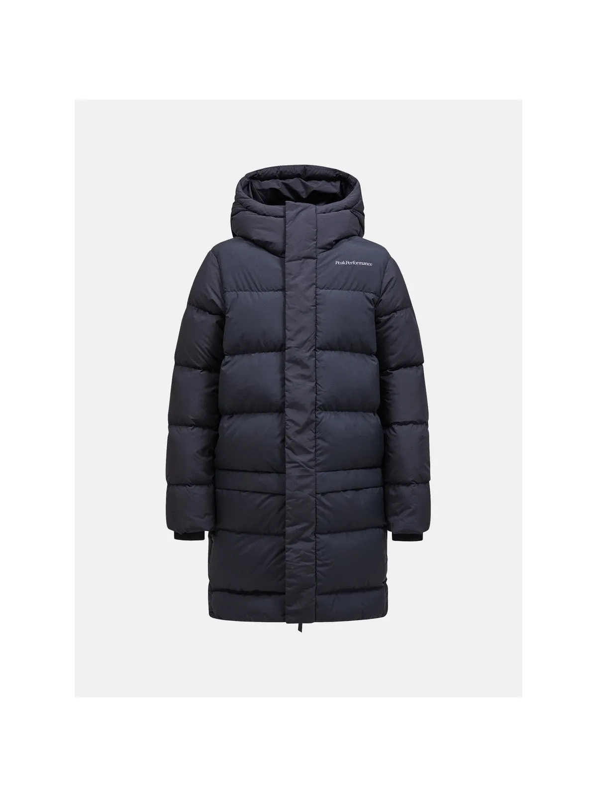 Płaszcz puchowa Peak Performance Jr Long Puffer czarny