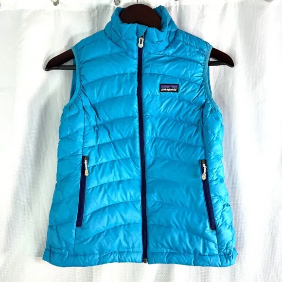 Patagonia Womens Puffer Goosedown Sleeveless Jacket Vest Sz XS