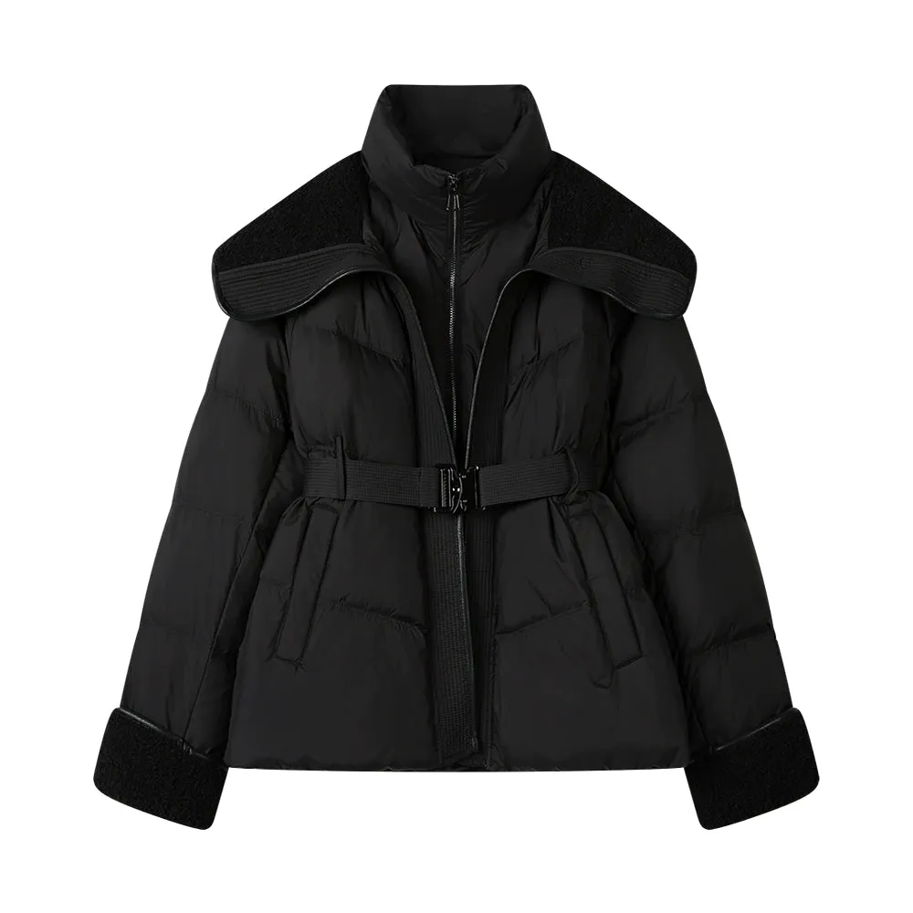 Patchwork Two-piece Down Jacket