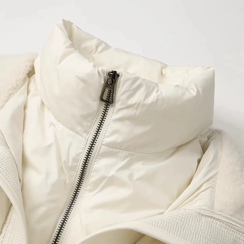 Patchwork Two-piece Down Jacket