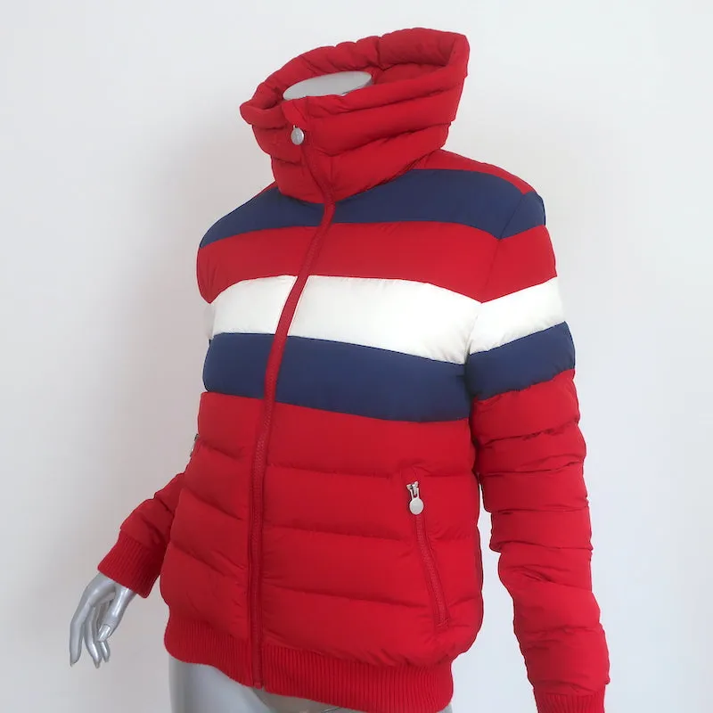 Perfect Moment Queenie Quilted Down Puffer Jacket Red Size Medium