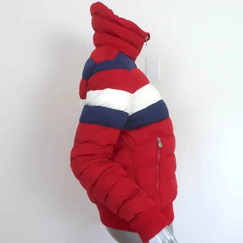 Perfect Moment Queenie Quilted Down Puffer Jacket Red Size Medium