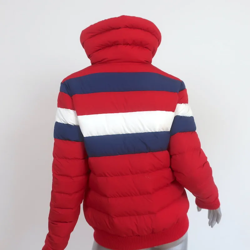 Perfect Moment Queenie Quilted Down Puffer Jacket Red Size Medium