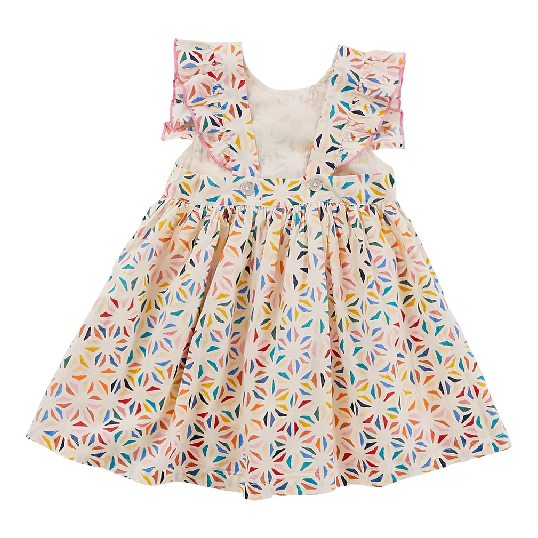 Pink Chicken Liv Dress - Tile Mosaic