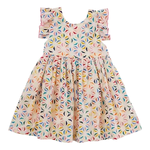 Pink Chicken Liv Dress - Tile Mosaic