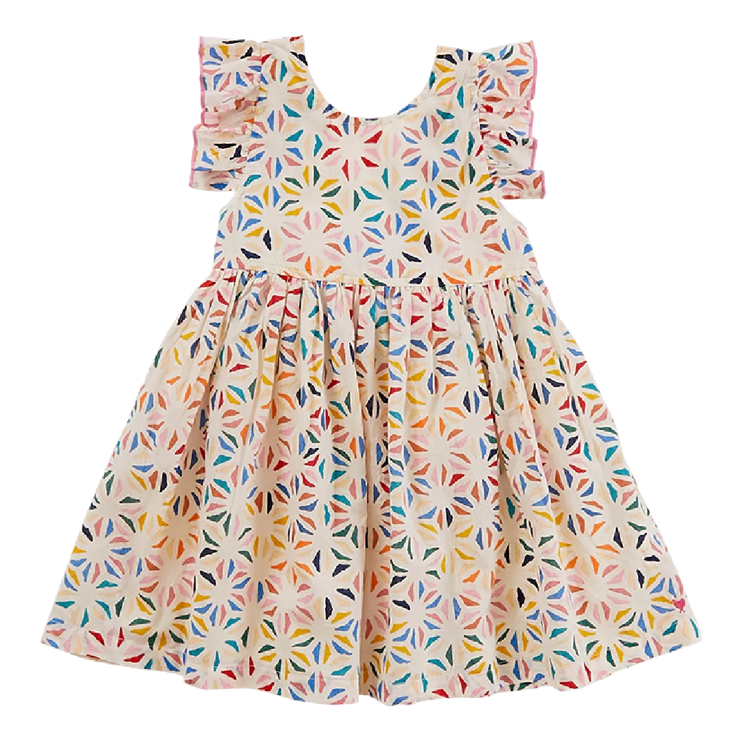 Pink Chicken Liv Dress - Tile Mosaic