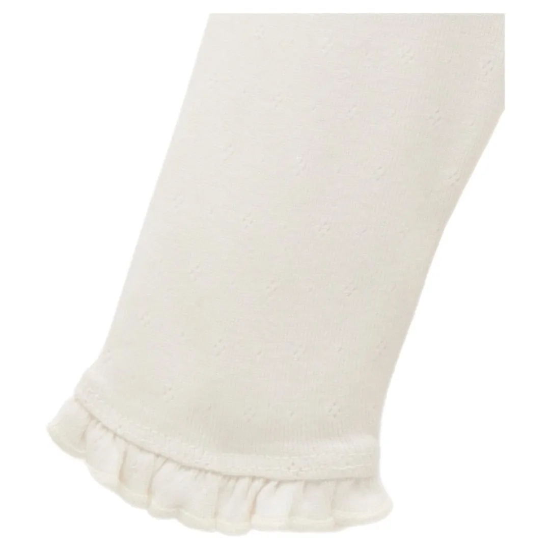 Pointelle Rib Layering Top - Cloud