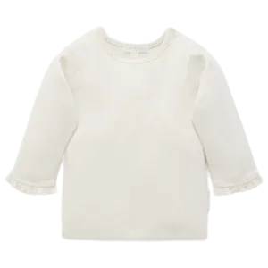 Pointelle Rib Layering Top - Cloud
