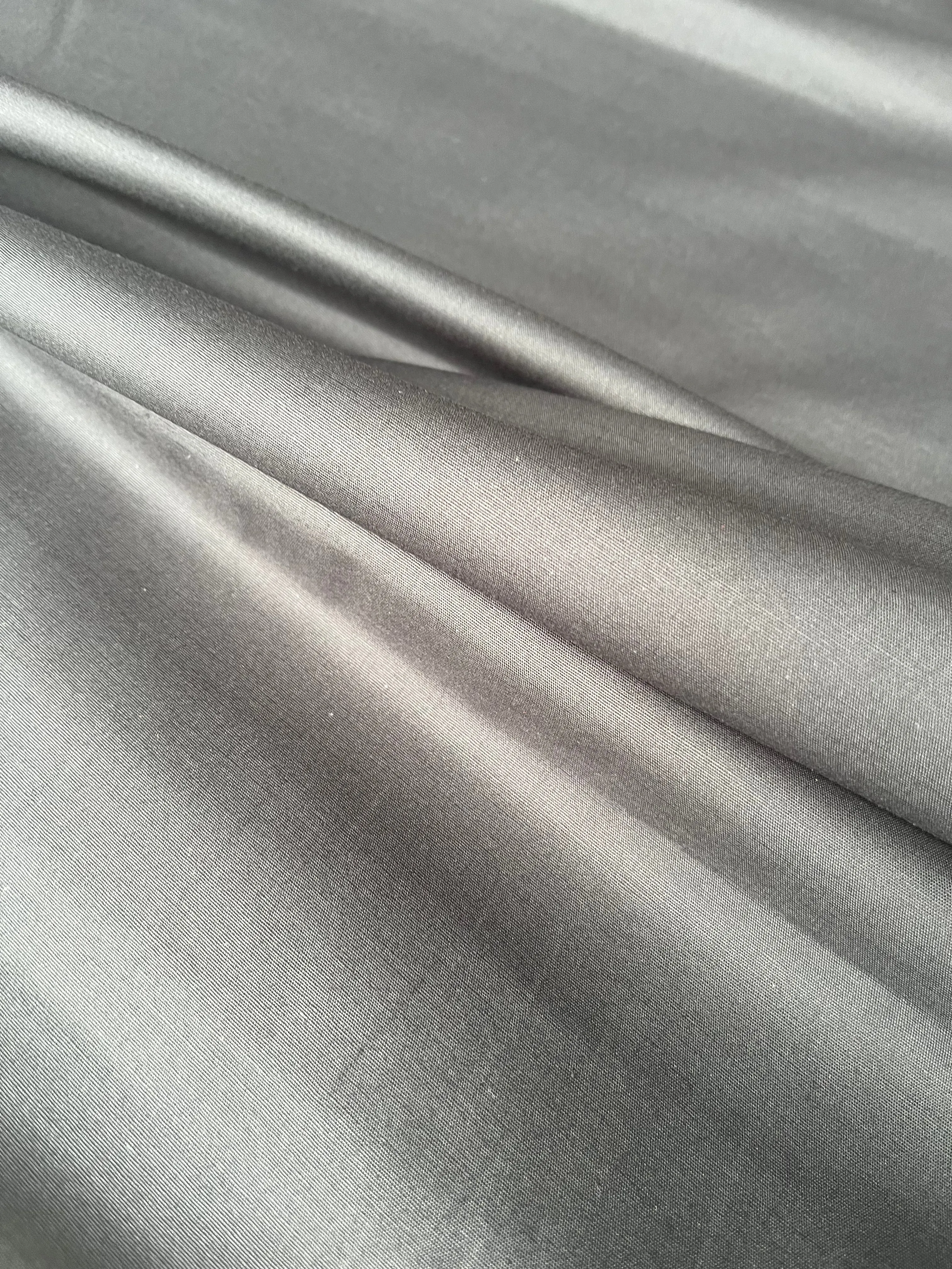 Poplin stretch prestige black B02