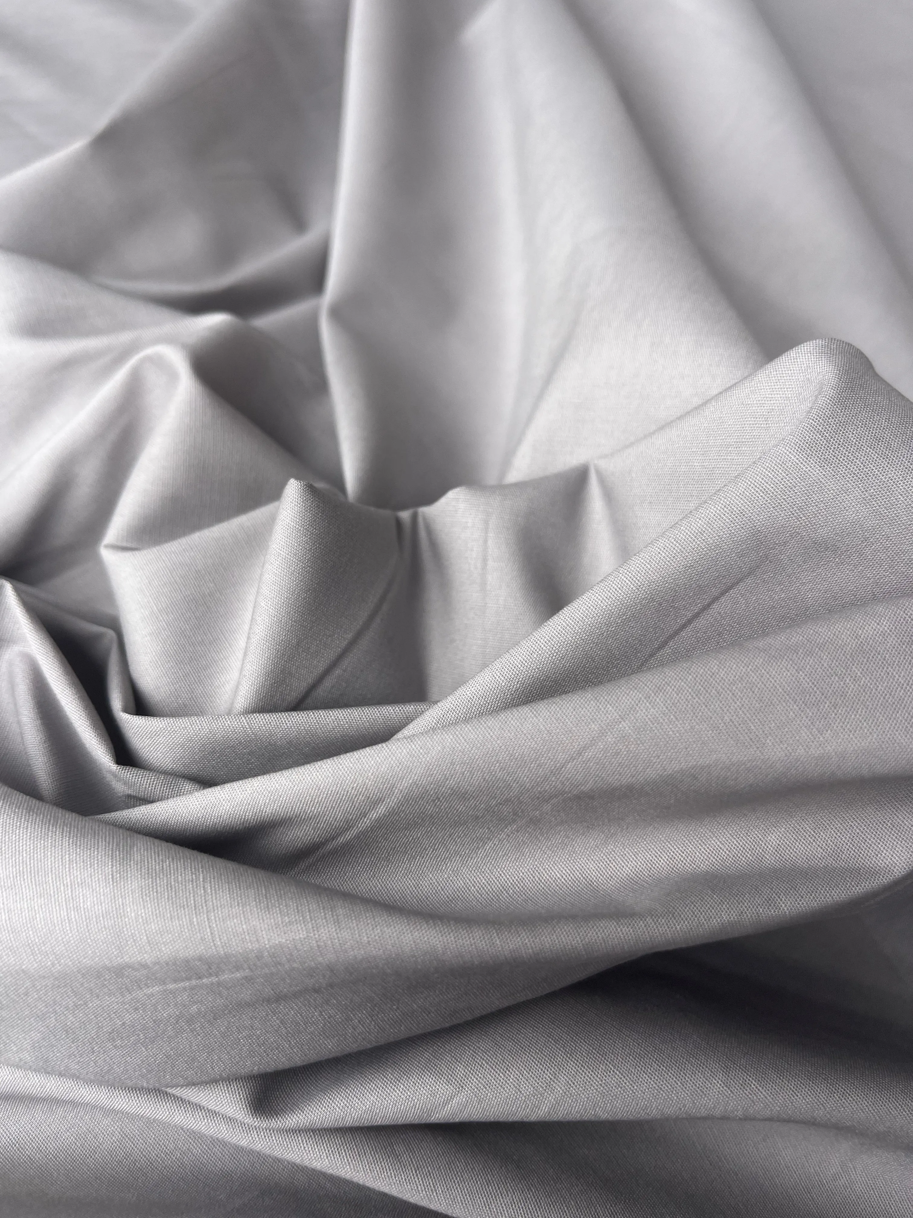 Poplin stretch prestige monkey grey B02