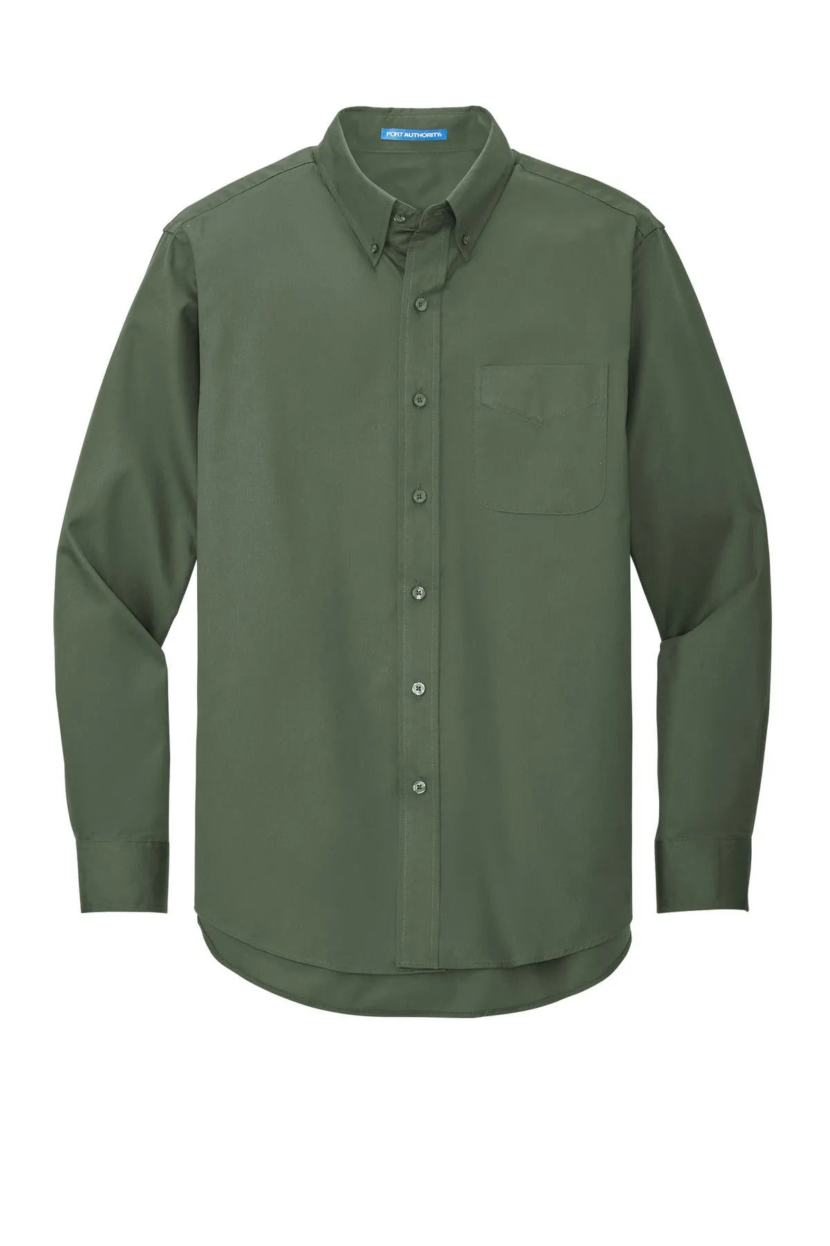 Port Authority Long Sleeve Easy Care Shirt S608 Clover Green
