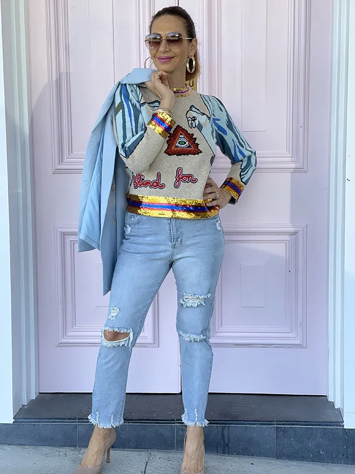 Powder Blue Blazer