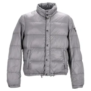 Prada Puffer Jacket in Grey Nylon