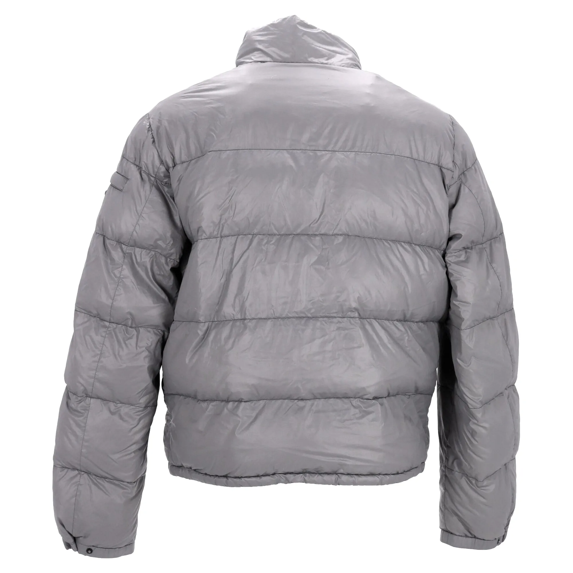 Prada Puffer Jacket in Grey Nylon