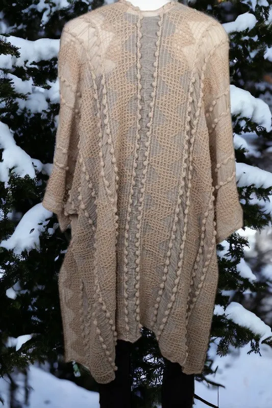 Puffer Up Knitted Kimono