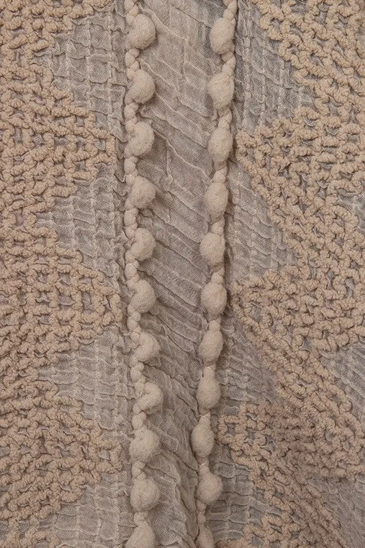 Puffer Up Knitted Kimono