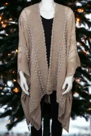 Puffer Up Knitted Kimono