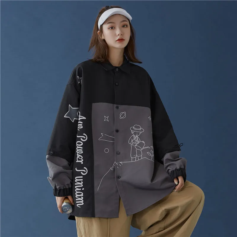 "ARE POWER PUNIAM" SHIRT JACKET N091101