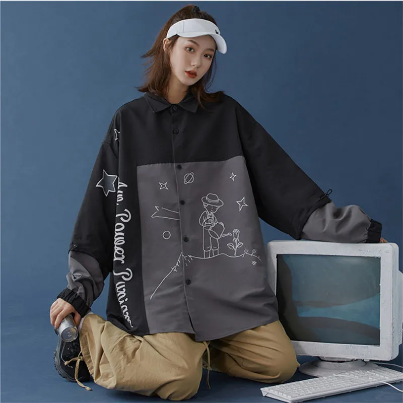 "ARE POWER PUNIAM" SHIRT JACKET N091101