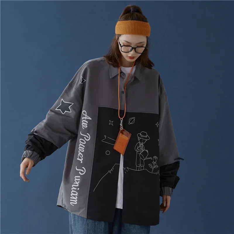 "ARE POWER PUNIAM" SHIRT JACKET N091101