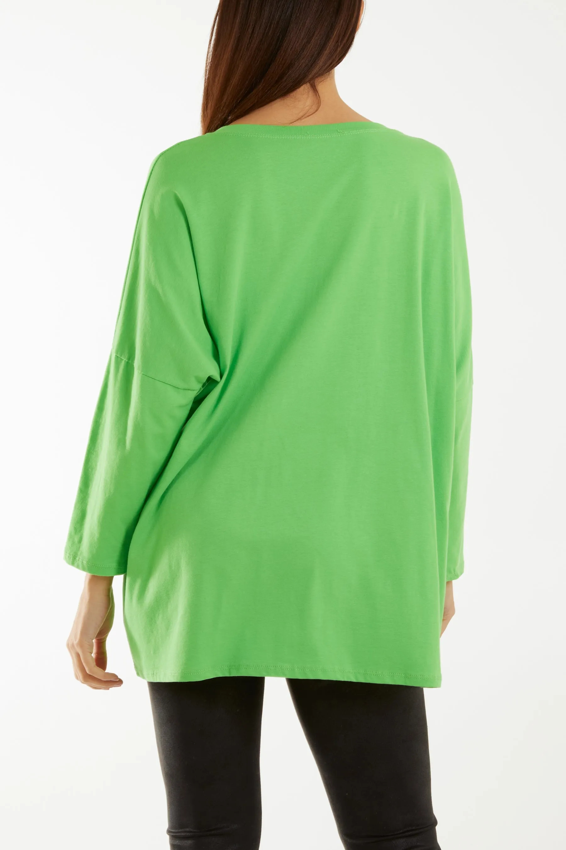 "Love" Rainbow Sequin Long Sleeve Top