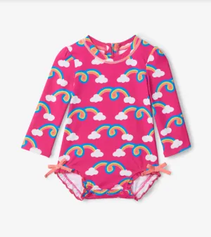 Rainbow Arch Baby Rashguard Swimsuit