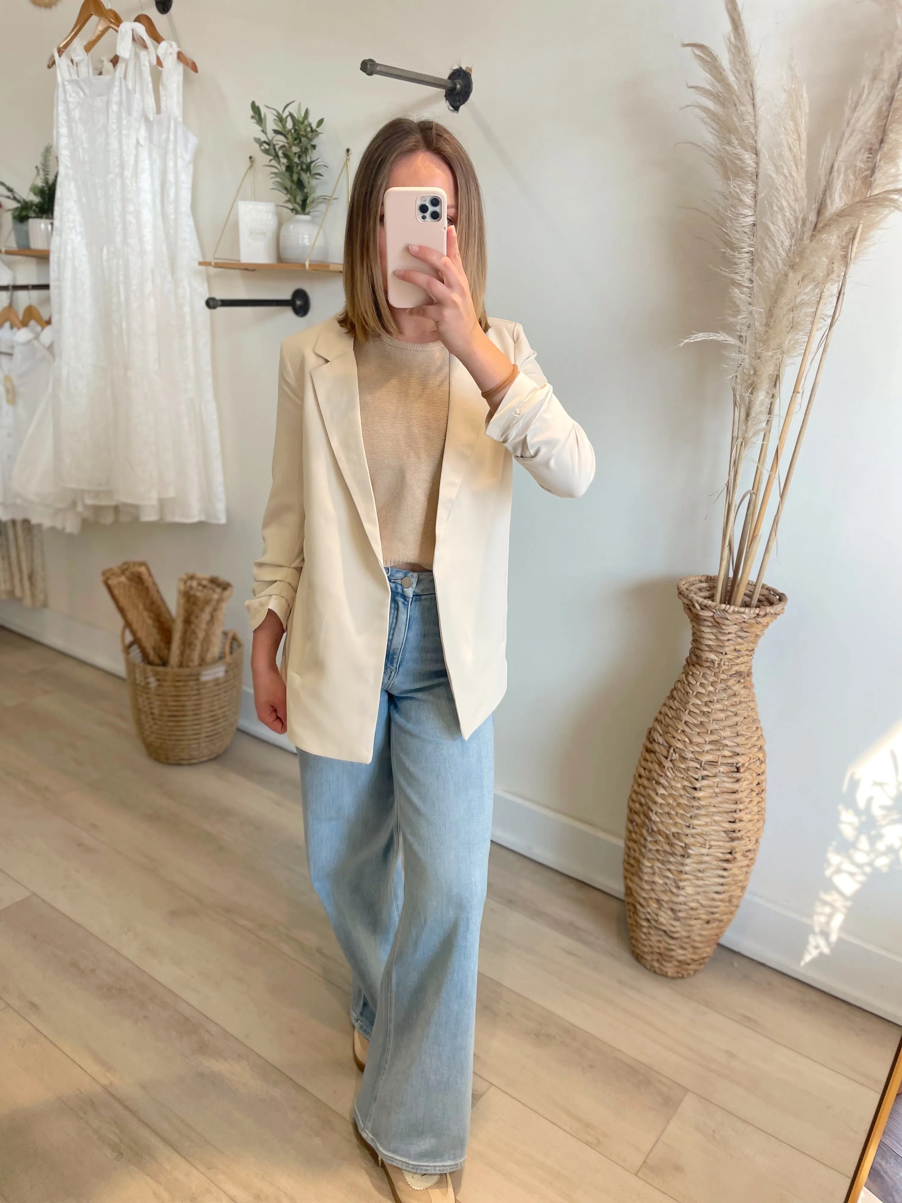 Raini Ruched Blazer