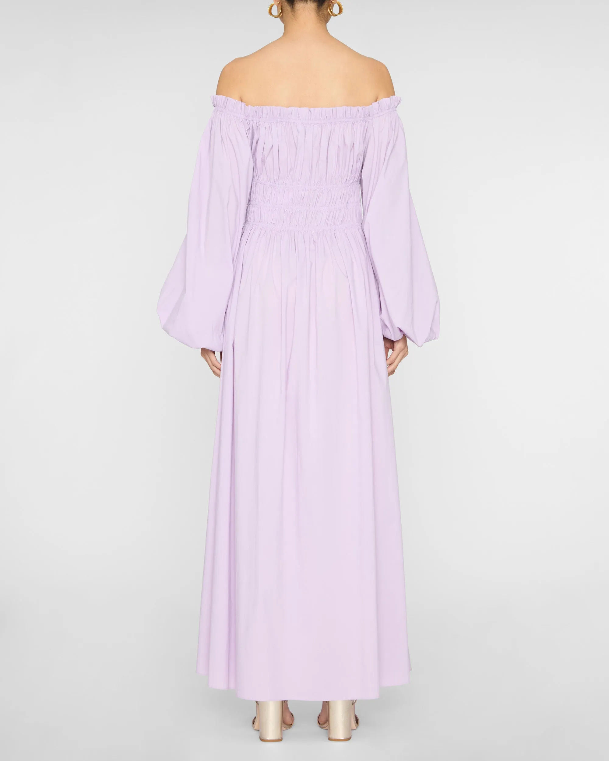 Raquela Off Shoulder Ruffle Maxi Dress